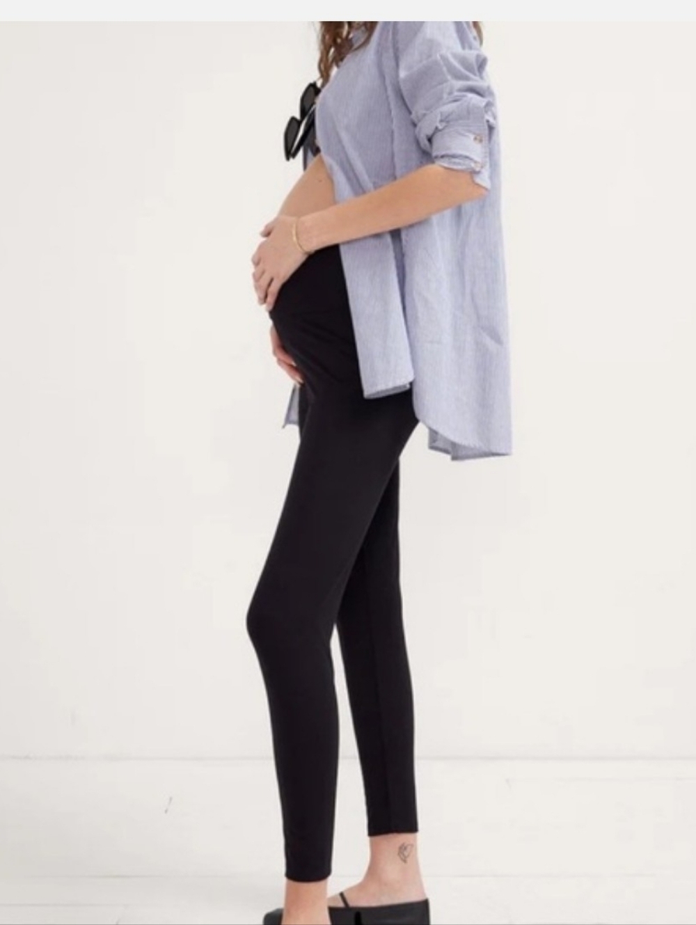Hatch Ultimate Before During And After maternity Leggings S Black